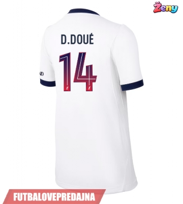Lacne Ženy Futbalové dres Paris Saint-Germain Desire Doue #14 2026-27 Krátky Rukáv - Preč